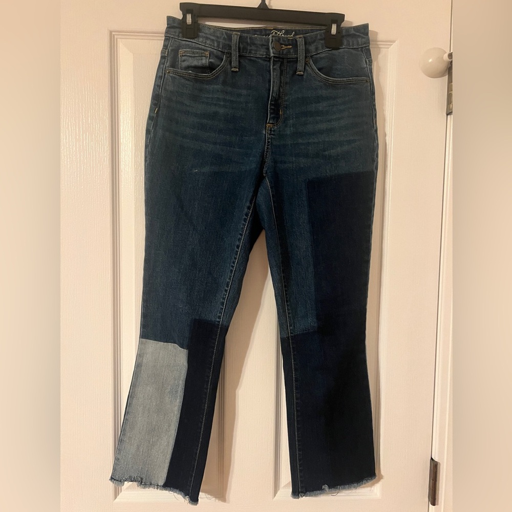 Universal Thread Patchwork Jeans-Women’s Size 4 - image 1